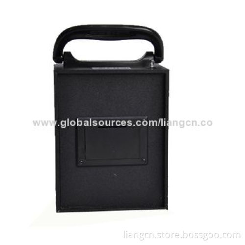 Portable wooden Bluetooth FM radio speaker, playing USB drive/SD card